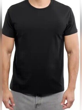 Robert Barakett Black Short Sleeve Crewneck T-Shirt